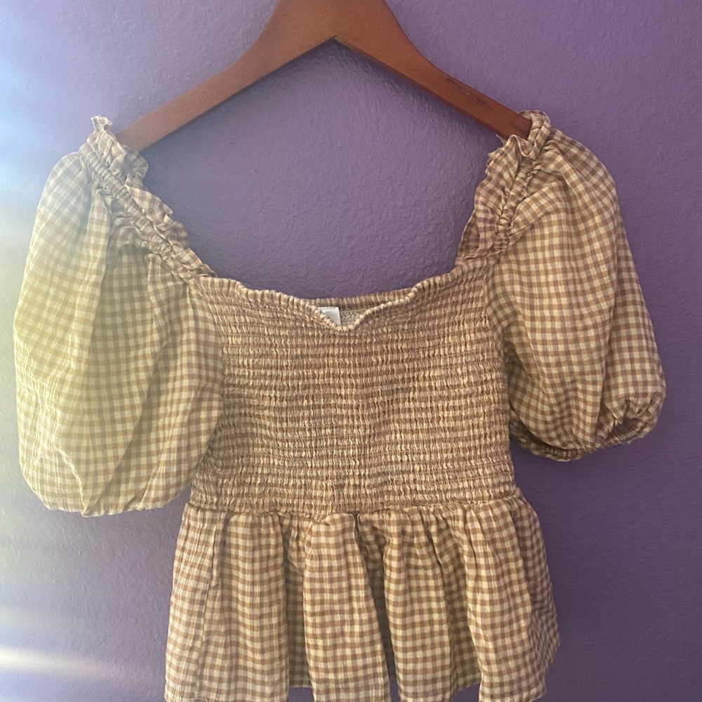 violet romance flowy crop top